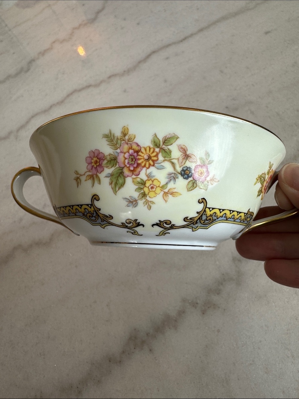 Noritake Aubery sugar bowl 1930s